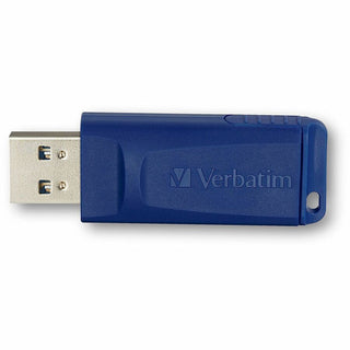 Verbatim 8GB USB Flash Drives - 8 GB - USB 2.0 Type A - Blue - 4 / Carton
