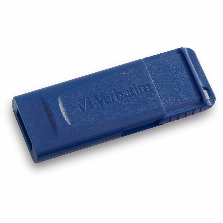 Verbatim 8GB USB Flash Drives - 8 GB - USB 2.0 Type A - Blue - 4 / Carton