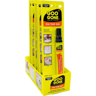 Goo Gone Mess-free Pen - For Multipurpose - 0.34 fl oz - Spill Proof, Unbreakable, Compact, Mess-free, Long Lasting - 12 / Carton - Black, Orange - 3