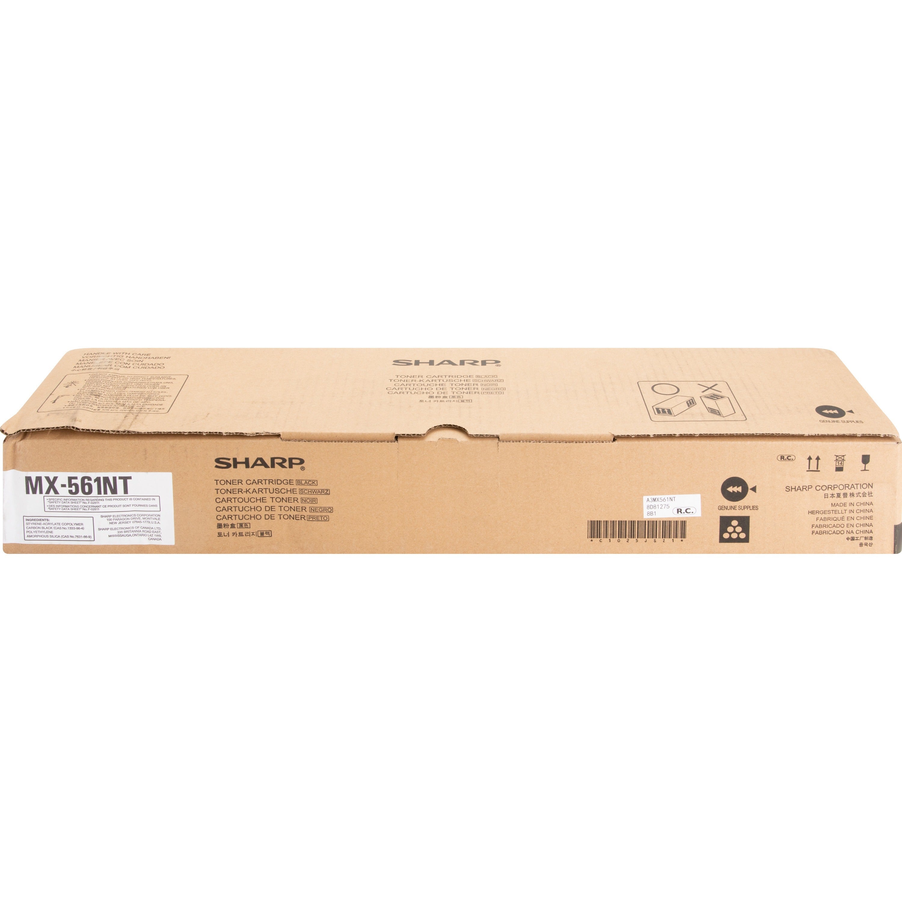 Sharp Original Standard Yield Laser Toner Cartridge - Black - 1 Each - 40000 Pages