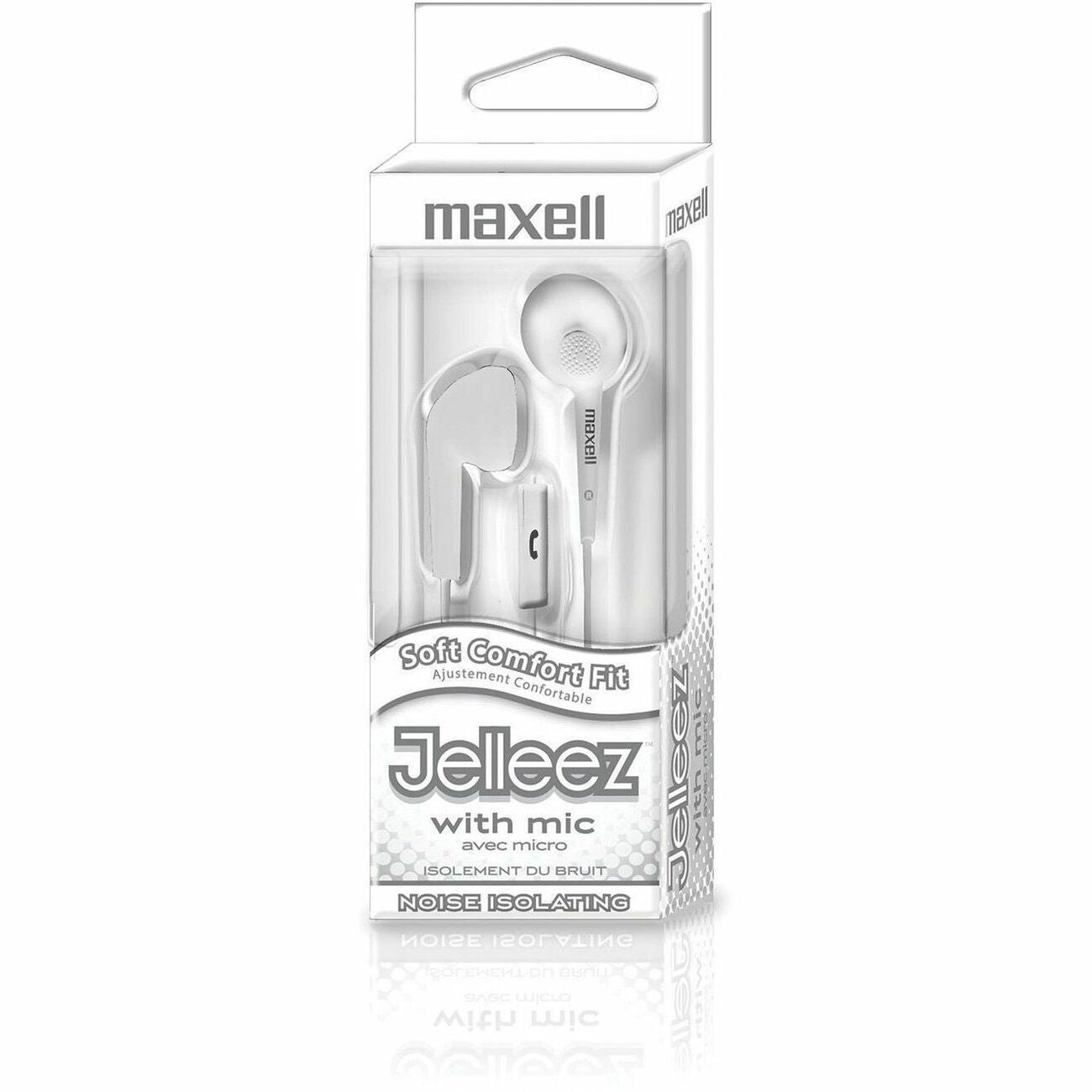Maxell Jelleez Earset - Earbud - White