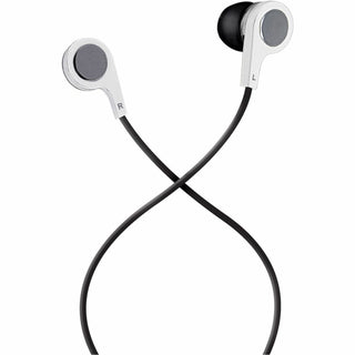 B-13 Bass Earbuds with Microphone, 52" Cord, White
