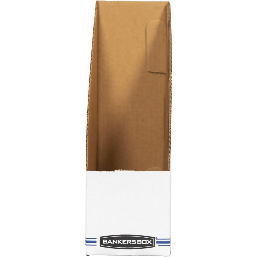 Bankers Box Stor/File Magazine Files - Letter - Blue, White - Fiberboard - 1 Each