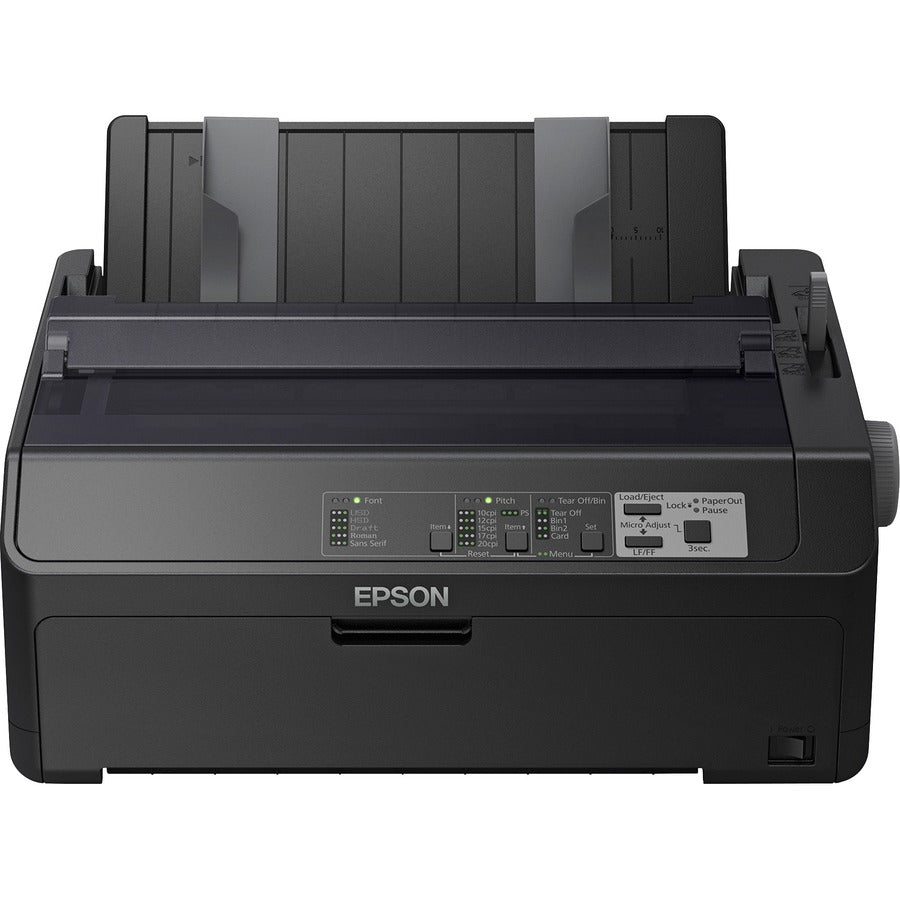 Epson FX-890II 9-pin Dot Matrix Printer - Monochrome - Energy Star - 738 cps Mono - 8.50" , 6.50" , 9.50" Width x 11" , 3.60" , 4.10" Length - USB - Parallel