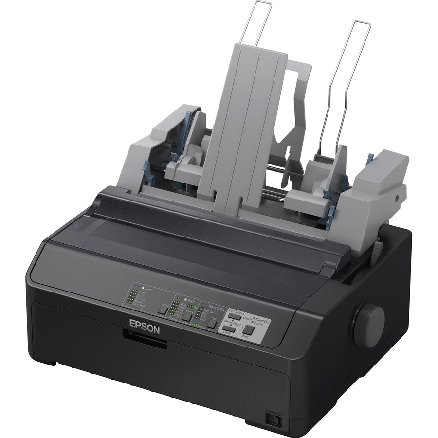 Epson FX-890II 9-pin Dot Matrix Printer - Monochrome - Energy Star - 738 cps Mono - 8.50" , 6.50" , 9.50" Width x 11" , 3.60" , 4.10" Length - USB - Parallel