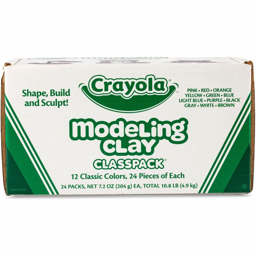 Modeling Clay Classpack, Assorted Colors, 24 lbs