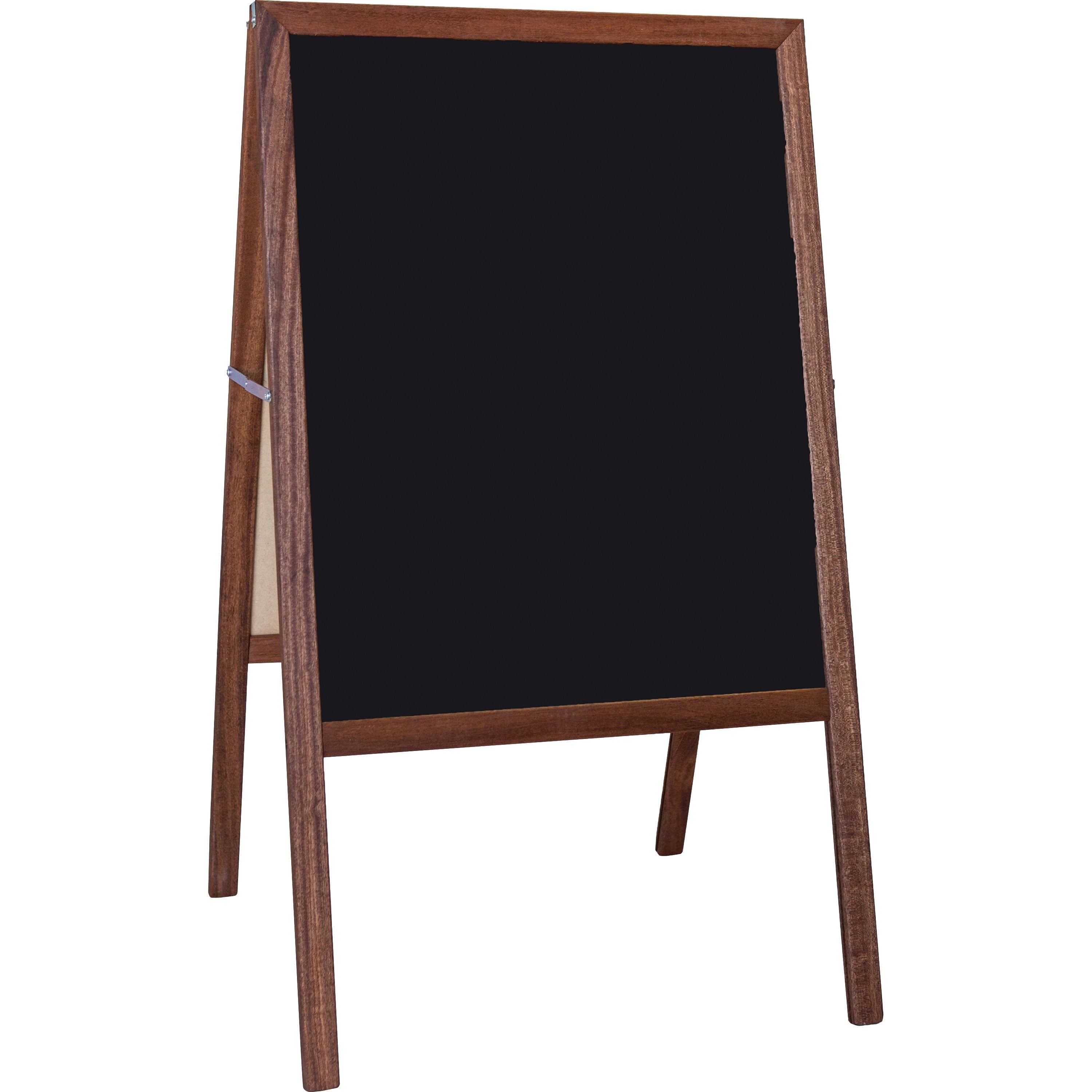 flipside-dark-frame-signage-easel-stained-white-black-surface-hardwood-frame-rectangle-1-each_flp31210 - 2