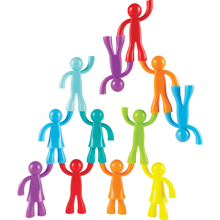 learning-resources-ages-3+-buddy-builders-set-skill-learning-eye-hand-coordination-motor-skills-visual-imagination-counting-sorting-color-matching-problem-solving-educational-grasping-motor-planning-3-year-&-up-32-pieces-multi_lrnler1081 - 2