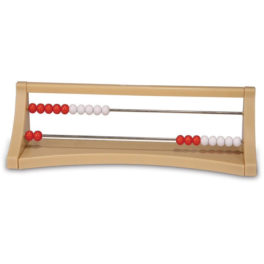 Learning Resources 2 Row Rekenrek Counting Frame - Skill Learning: Counting, Addition, Subtraction, Visual, Number Recognition, Fine Motor - 5 Year & Up - Multi