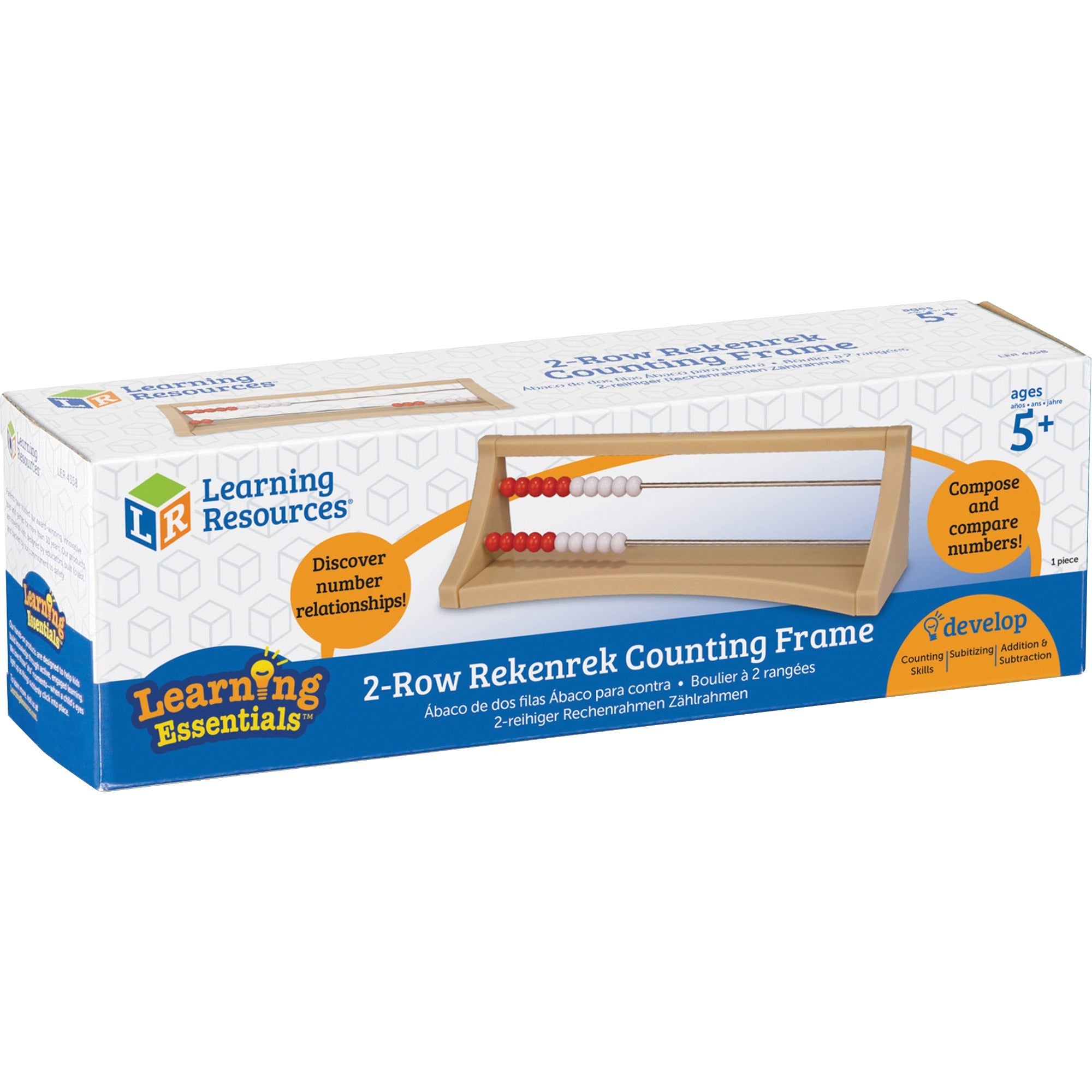 learning-resources-2-row-rekenrek-counting-frame-skill-learning-counting-addition-subtraction-visual-number-recognition-fine-motor-5-year-&-up-multi_lrnler4358 - 1