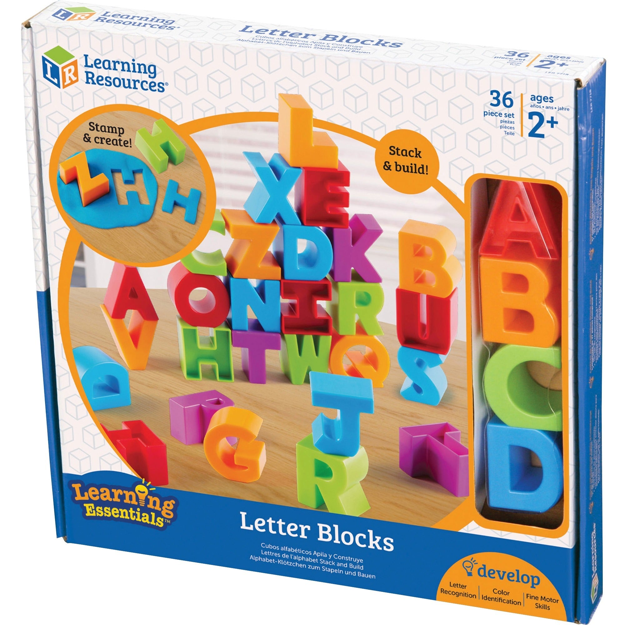 learning-resources-letter-blocks-theme-subject-learning-skill-learning-visual-letter-recognition-alphabetical-order-color-identification-word-building-fine-motor-eye-hand-coordination-tactile-discrimination-2-year-&-up-multi_lrnler7718 - 1