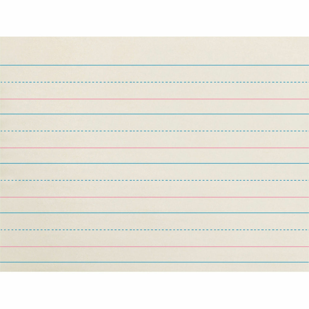 Multi-Program Handwriting Paper, 30 lb Bond Weight, 1 1/8" Long Rule, Two-Sided, 8 x 10.5, 500/Pack