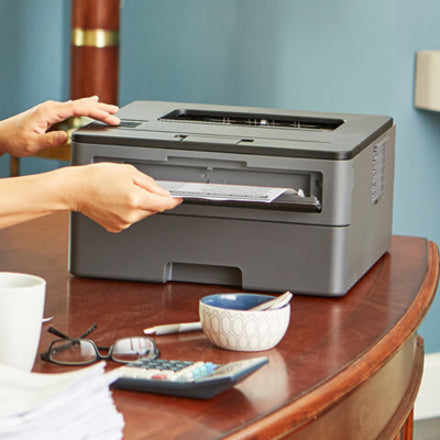 HLL2370DWXL XL Extended Print Monochrome Compact Laser Printer with Up to 2-Years of Toner In-Box