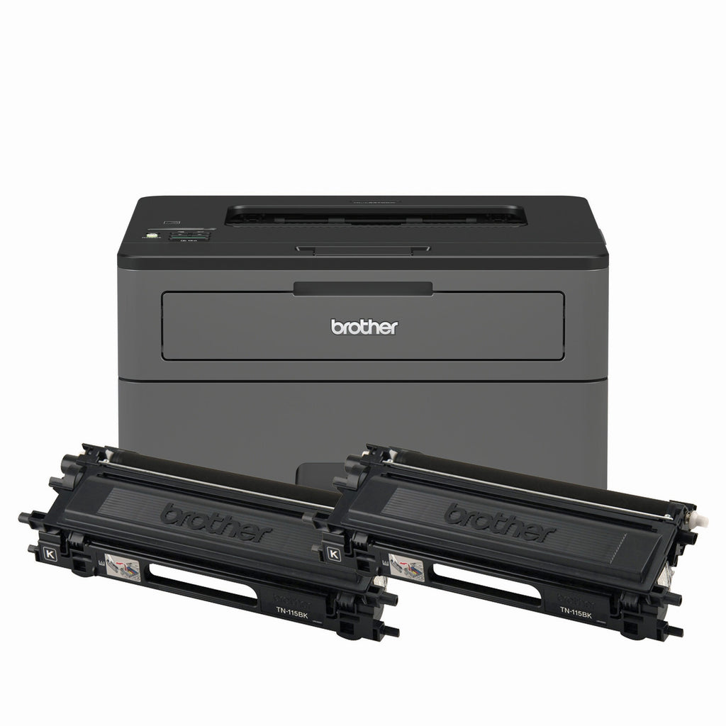 HLL2370DWXL XL Extended Print Monochrome Compact Laser Printer with Up to 2-Years of Toner In-Box
