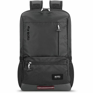 Draft Backpack, Fits Devices Up to 15.6", Nylon, 6.25 x 18.12 x 18.12, Black