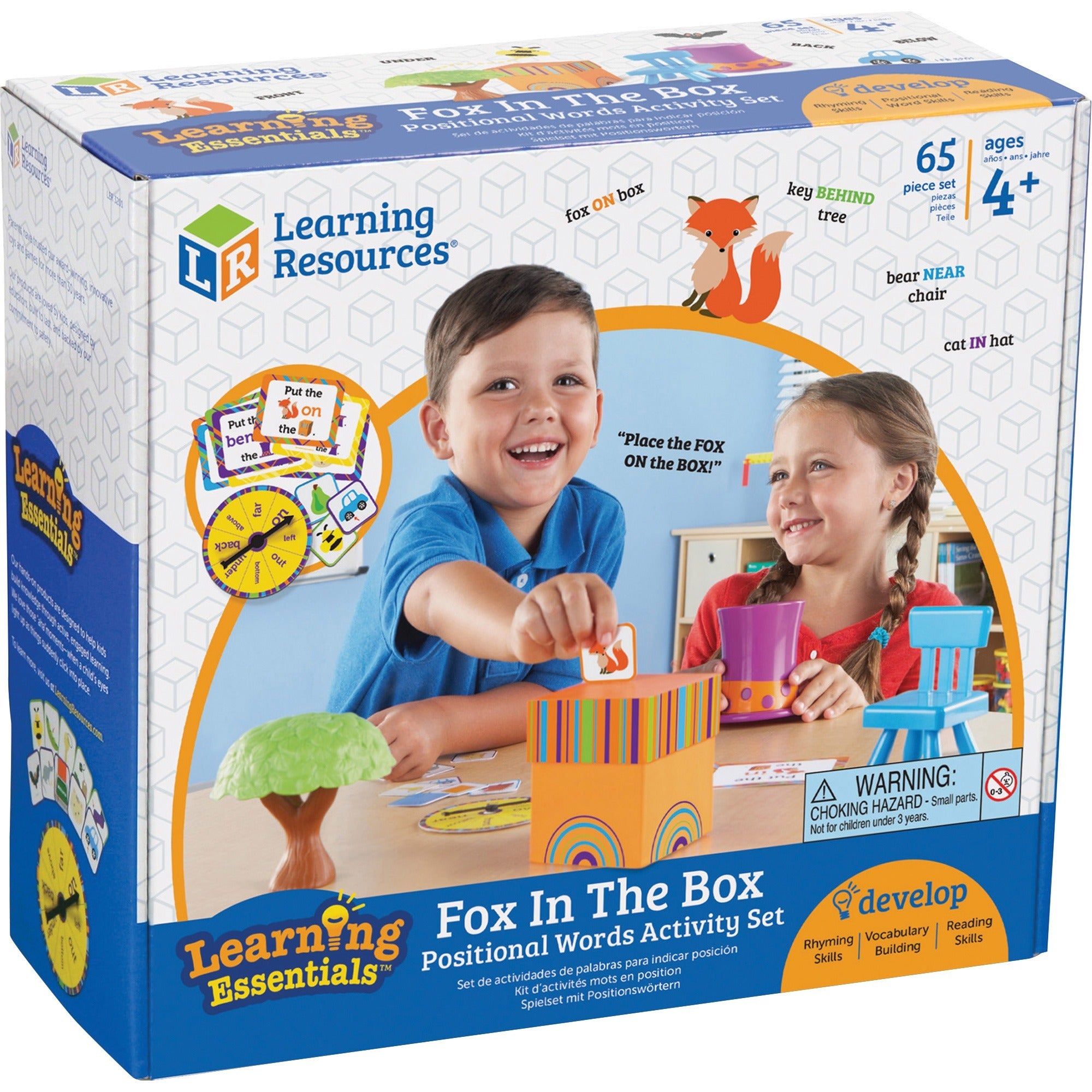 learning-resources-fox-in-the-box-word-activity-set-theme-subject-learning-skill-learning-visual-tactile-discrimination-auditory-fine-motor-direction-language-development-3+-1-each_lrnler3201 - 1