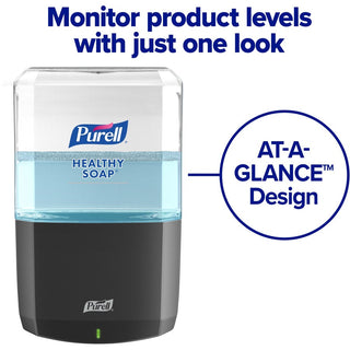 PURELL ES8 CRT HEALTHY SOAP Naturally Clean Foam - 40.6 fl oz (1200 mL) - Dirt Remover, Kill Germs - Skin - Blue - Preservative-free, Paraben-free, Phthalate-free, Dye-free, Bio-based - 2 / Carton