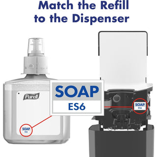 purell-es6-healthy-soap-fresh-scent-foam-fresh-scentfor-406-fl-oz-1200-ml-dirt-remover-kill-germs-skin-moisturizing-blue-dye-free-pleasant-scent-bio-based-phthalate-free-paraben-free-triclosan-free-2-carton_goj647702 - 5