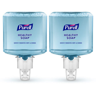 PURELL ES6 HEALTHY SOAP Fresh Scent Foam - Fresh ScentFor - 40.6 fl oz (1200 mL) - Dirt Remover, Kill Germs - Skin - Moisturizing - Blue - Dye-free, Pleasant Scent, Bio-based, Phthalate-free, Paraben-free, Triclosan-free - 2 / Carton