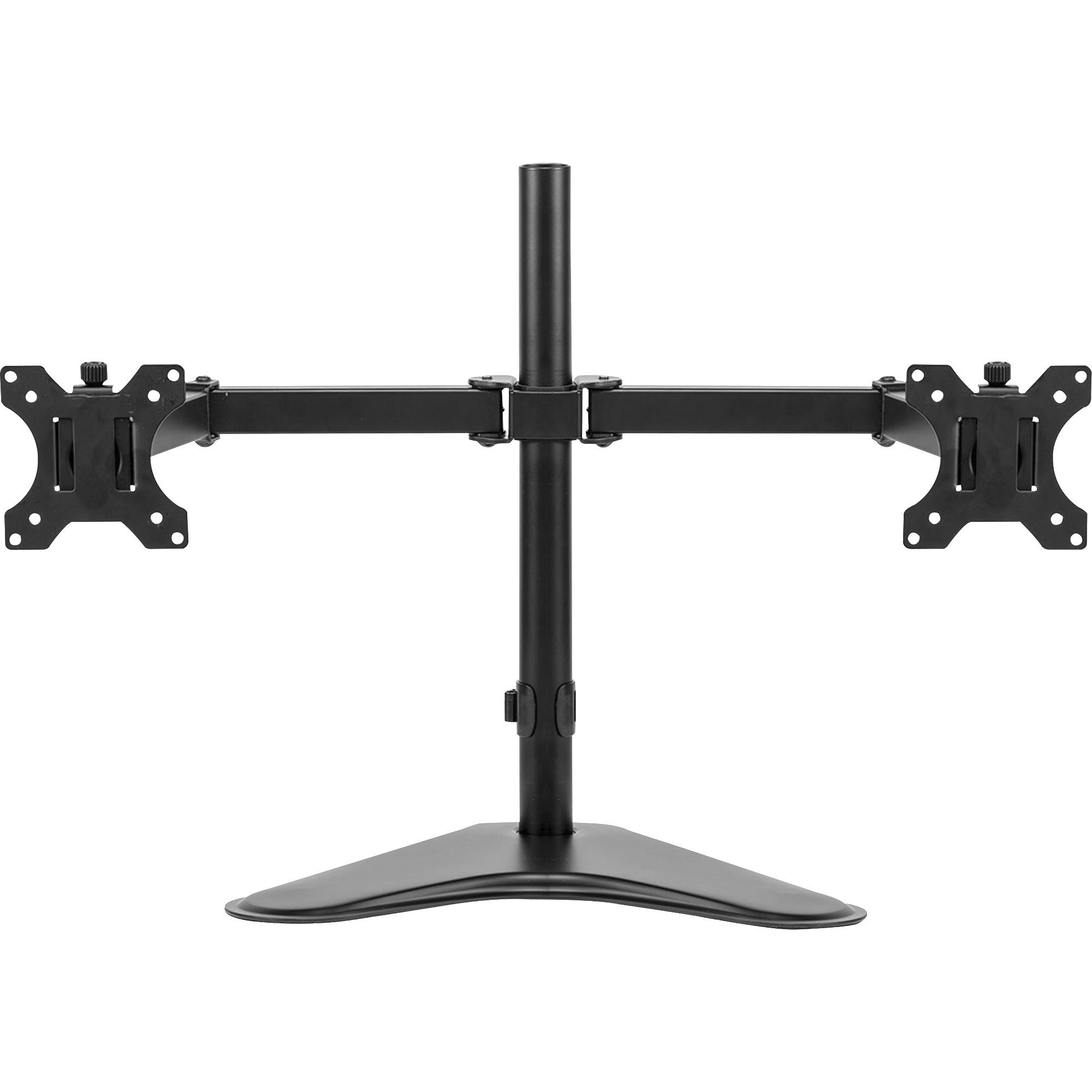 Professional Series Freestanding Dual Horizontal Monitor Arm, For 30" Monitors, 35.75" x 11" x 18.25", Black, Supports 17 lb
