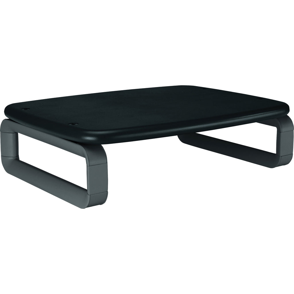 SmartFit Monitor Stand Plus, 16.2" x 2.2" x 3" to 6", Black, Supports 80 lbs