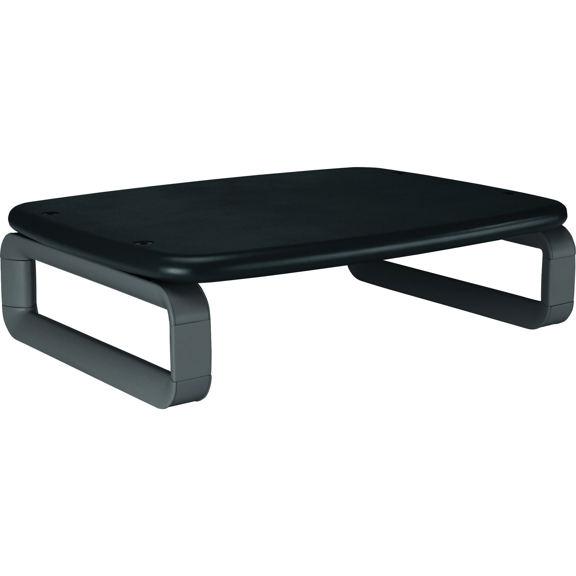 SmartFit Monitor Stand Plus, 16.2" x 2.2" x 3" to 6", Black, Supports 80 lbs