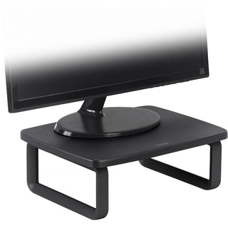 SmartFit Monitor Stand Plus, 16.2" x 2.2" x 3" to 6", Black, Supports 80 lbs