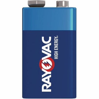 High Energy Premium Alkaline 9V Batteries, 8/Pack