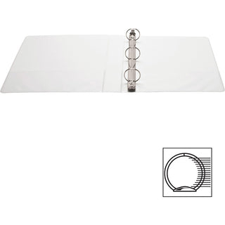 Business Source Round Ring View Binder