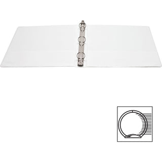 Business Source Standard View Round Ring Binders
