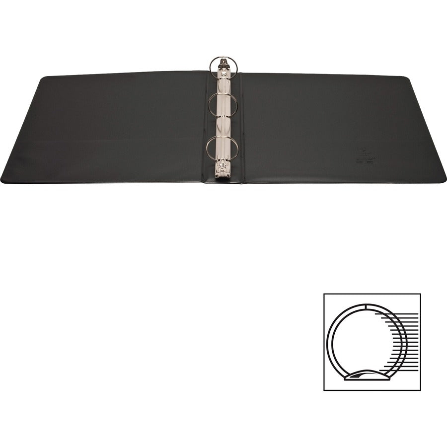 Business Source Standard View Round Ring Binders