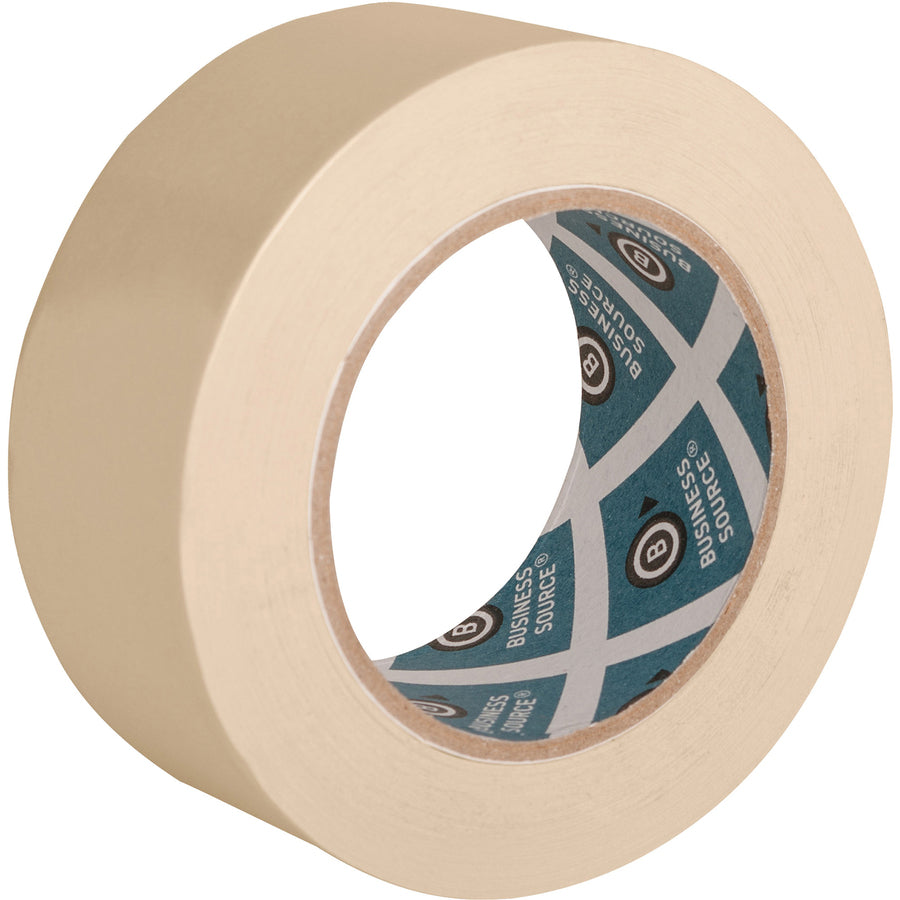 business-source-utility-purpose-masking-tape-60-yd-length-x-2-width-3-core-crepe-paper-backing-for-bundling-holding-sealing-masking-6-pack-tan_bsn16462pk - 3