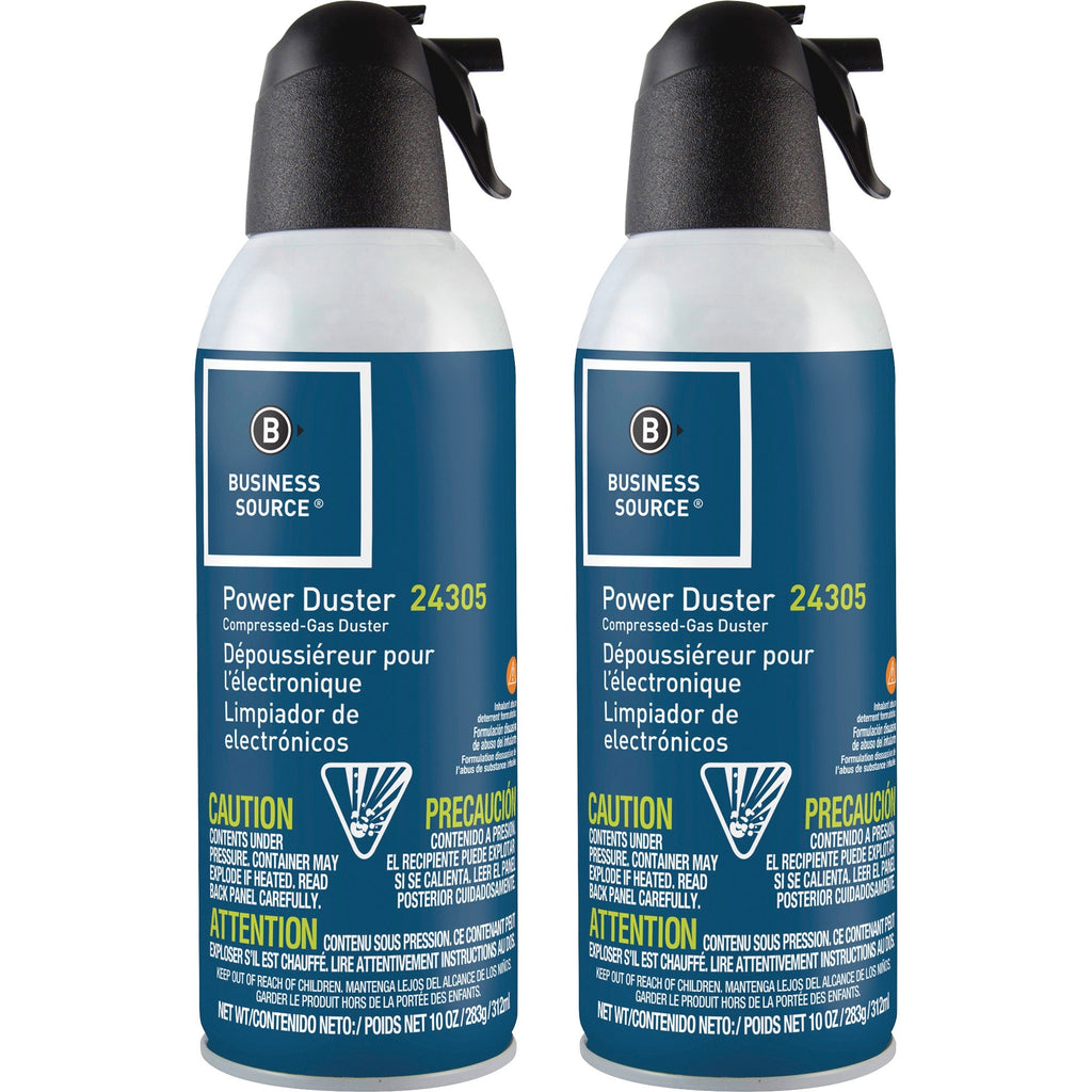 business-source-power-duster-10-oz-moisture-free-ozone-safe-2-pack-multi_bsn24302 - 1