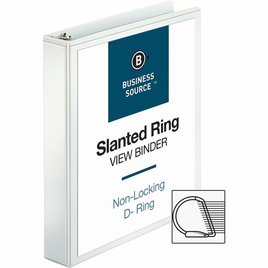 Business Source Basic D-Ring View Binders