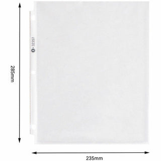 Business Source Sheet Protectors - For Letter 8 1/2" x 11" Sheet - 3 x Holes - Ring Binder - Top Loading - Rectangular - Clear - Polypropylene - 200 / Box