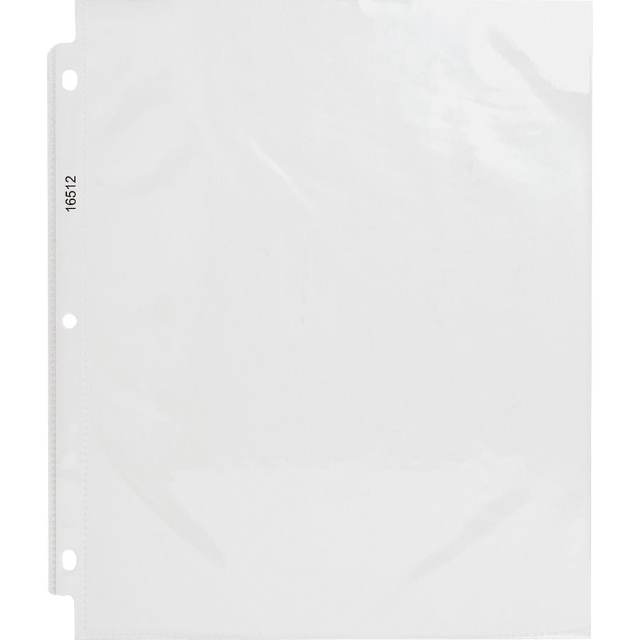 business-source-poly-sheet-protectors-11-height-x-9-width-for-letter-8-1-2-x-11-sheet-3-x-holes-ring-binder-top-loading-rectangular-clear-polypropylene-500-carton_bsn74551ct - 4