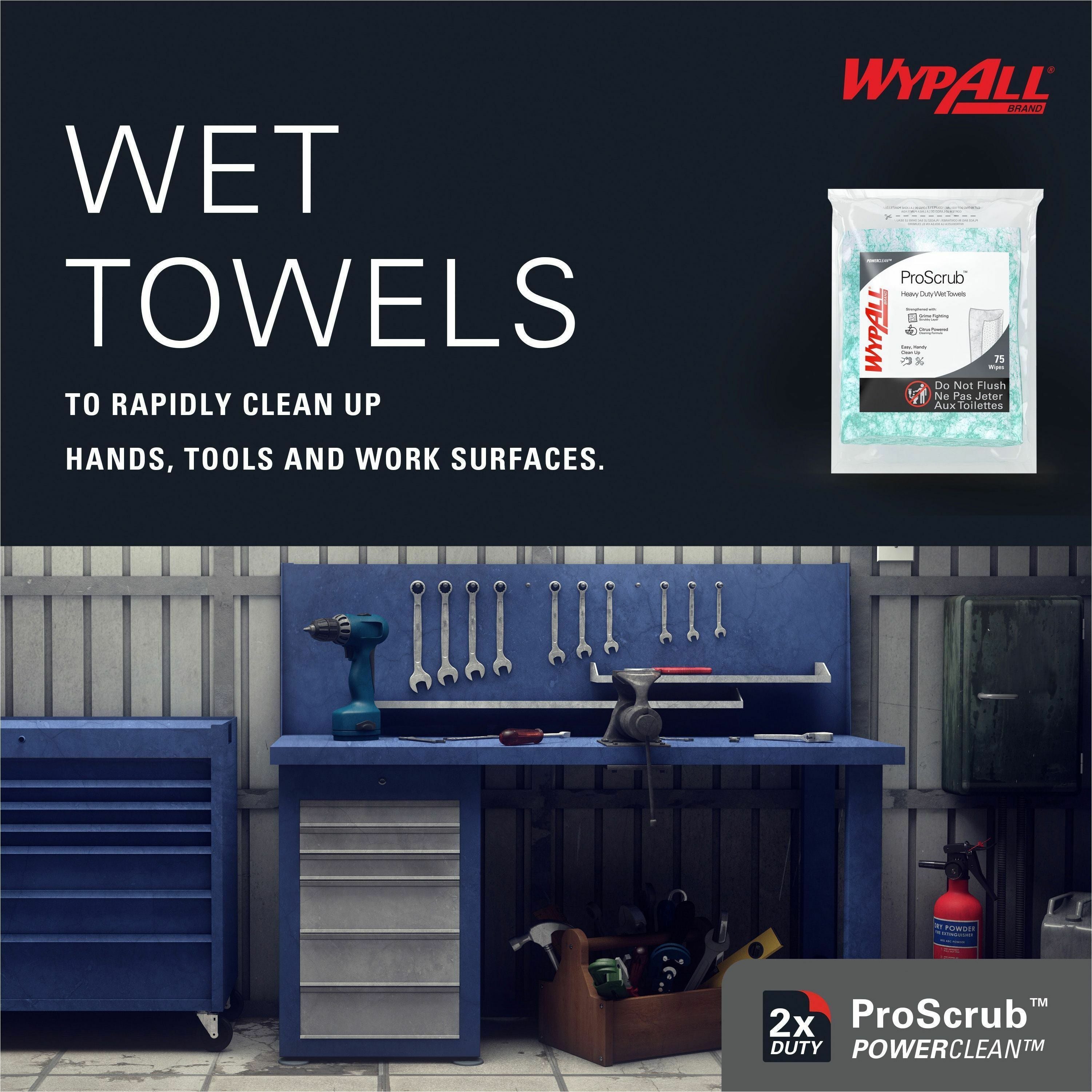 wypall-powerclean-proscrub-heavy-duty-wet-towels-orange-citrus-scent-12-length-x-950-width-75-bag-450-carton-alcohol-free-pre-moistened-soft-green_kcc91367 - 3