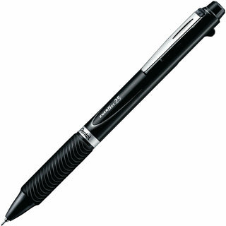 EnerGel 2S Multi-Color Gel Pen/Pencil, Retractable, Medium 0.5 mm, Black/Red Ink, Black Barrel