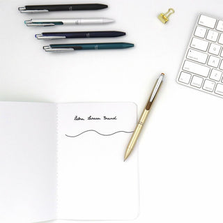 Sarasa Grand Gel Pen, Retractable, Fine 0.7 mm, Black Ink, Gold/Translucent Black Barrel