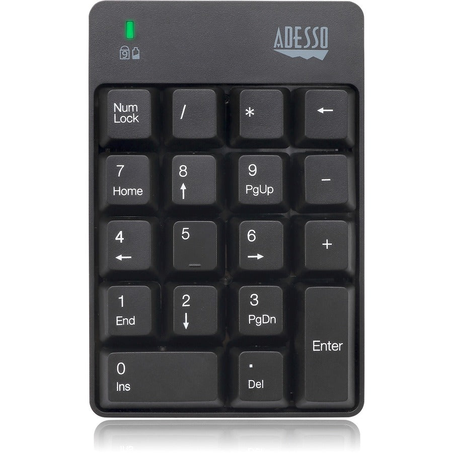 WKB6010UB Wireless 18-Key Numeric USB Keypad, Black