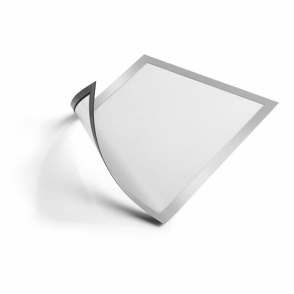 DURAFRAME Magnetic Sign Holder, 8.5 x 11, Silver Frame, 2/Pack