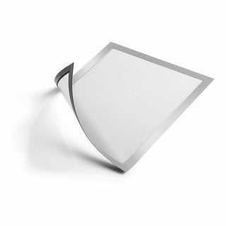 DURAFRAME Magnetic Sign Holder, 8.5 x 11, Silver Frame, 2/Pack