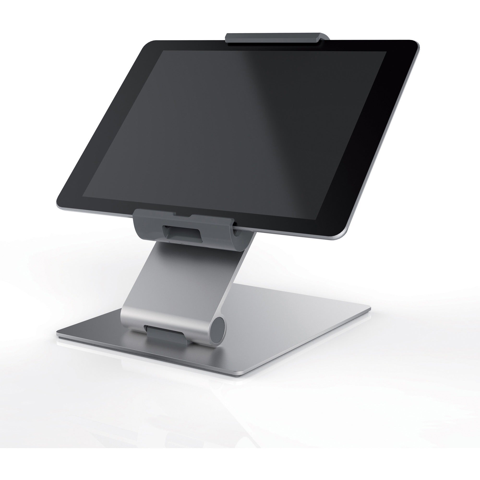 durable-tablet-holder-desk-stand-fits-most-7-13-tablets-360-degrees-rotation-with-anti-theft-device-silver-charcoal_dbl893023 - 2