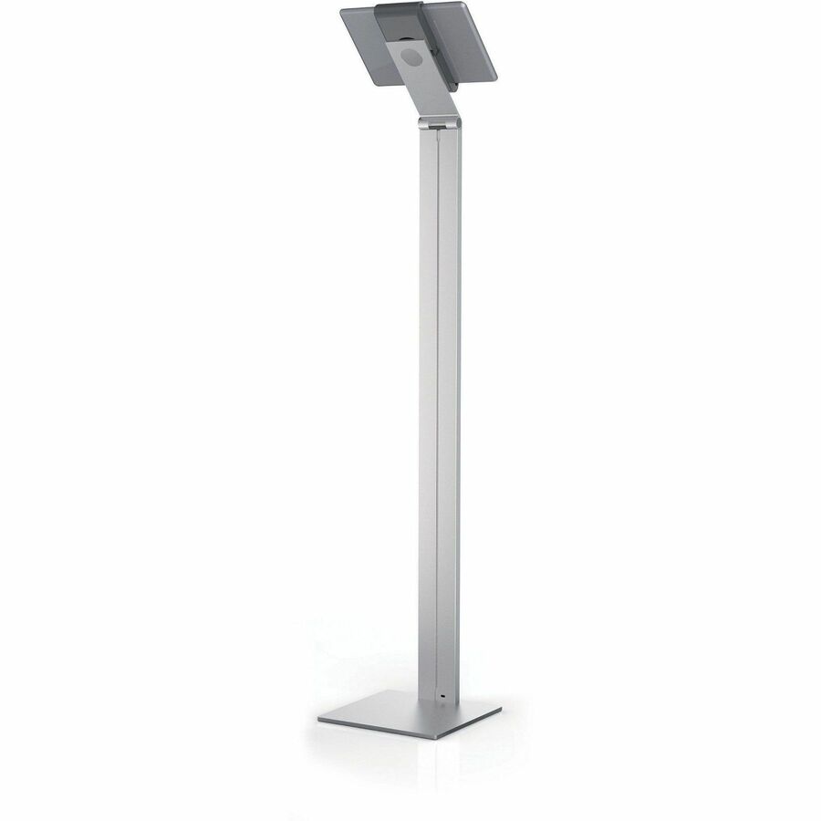 Floor Stand Tablet Holder, Silver/Charcoal Gray
