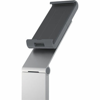 Floor Stand Tablet Holder, Silver/Charcoal Gray