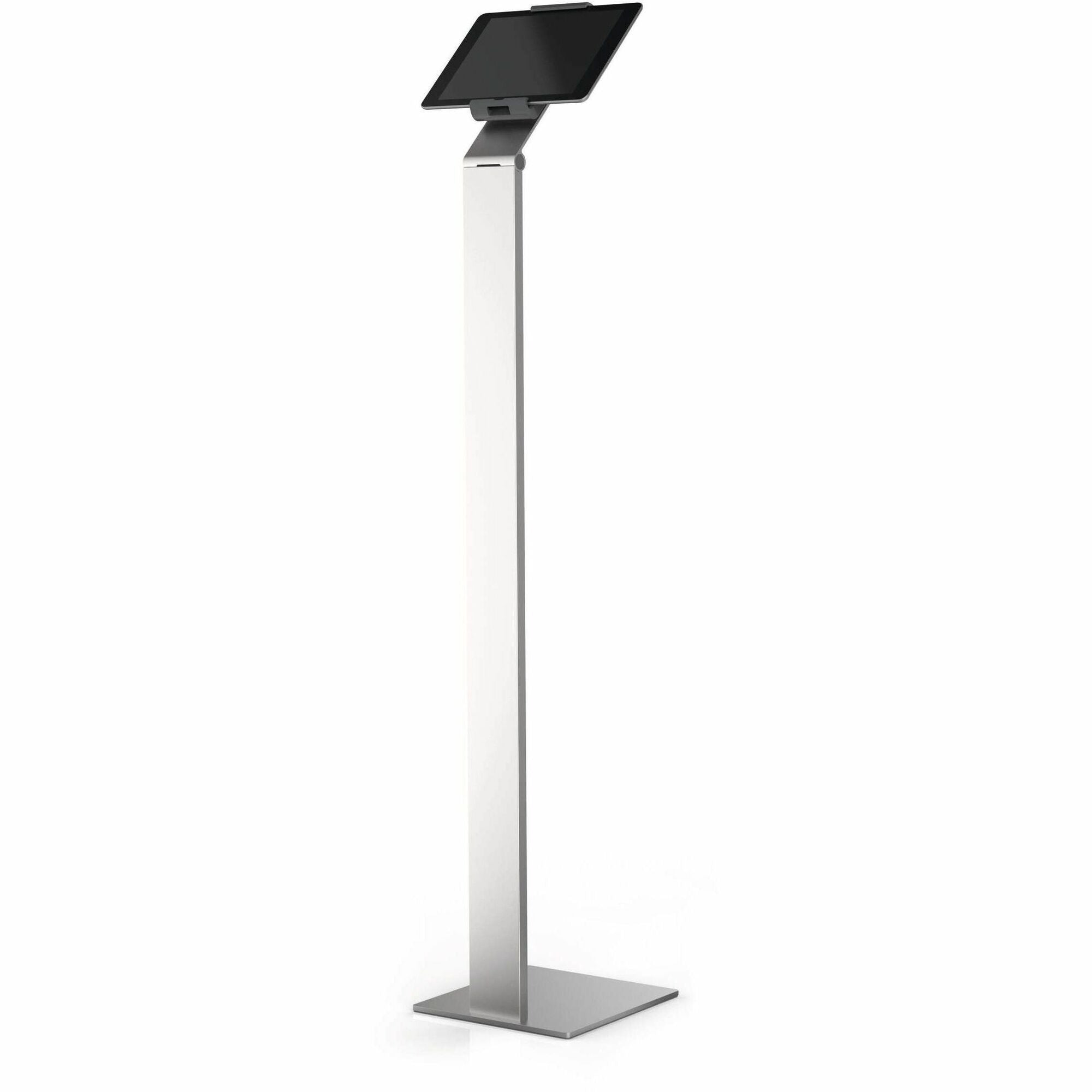 Floor Stand Tablet Holder, Silver/Charcoal Gray