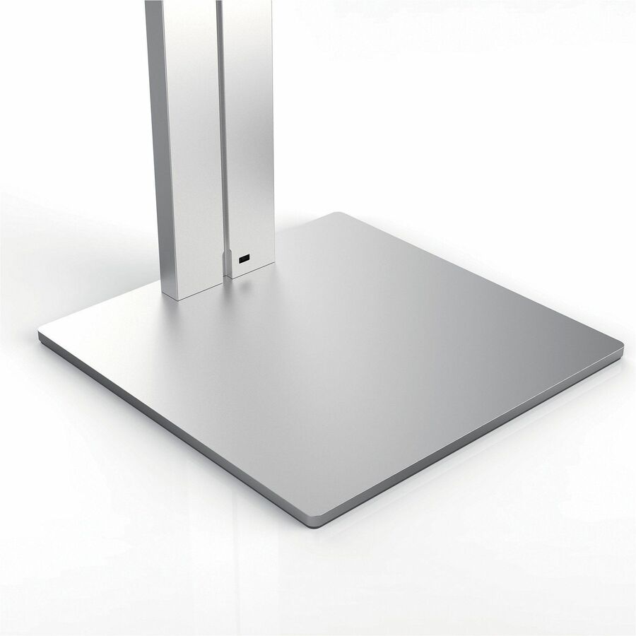 Floor Stand Tablet Holder, Silver/Charcoal Gray