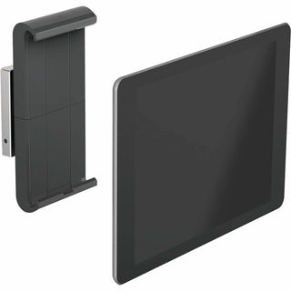 Wall-Mounted Tablet Holder, Silver/Charcoal Gray