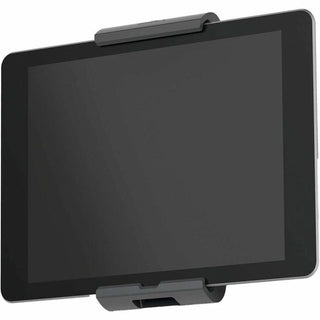 Wall-Mounted Tablet Holder, Silver/Charcoal Gray