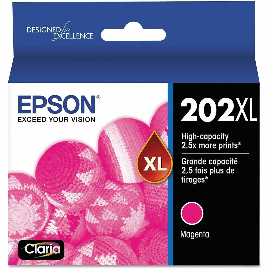 T202XL320-S (202XL) Claria High-Yield Ink, 470 Page-Yield, Magenta